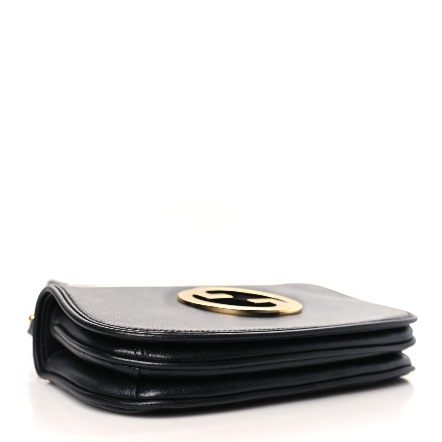 Gucci Roxy Calfskin Web Mini Blondie Shoulder Bag Black 4 of 9