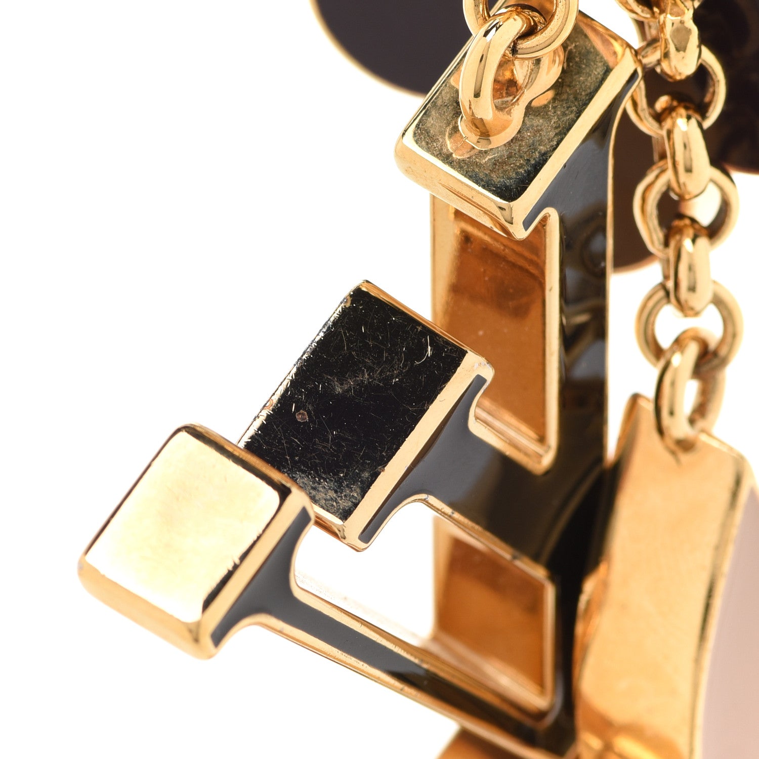 Louis Vuitton Fleur De Monogram Bag Charm Dore 6 of 6