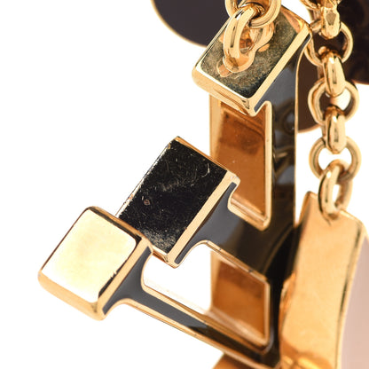 Louis Vuitton Fleur De Monogram Bag Charm Dore 6 of 6