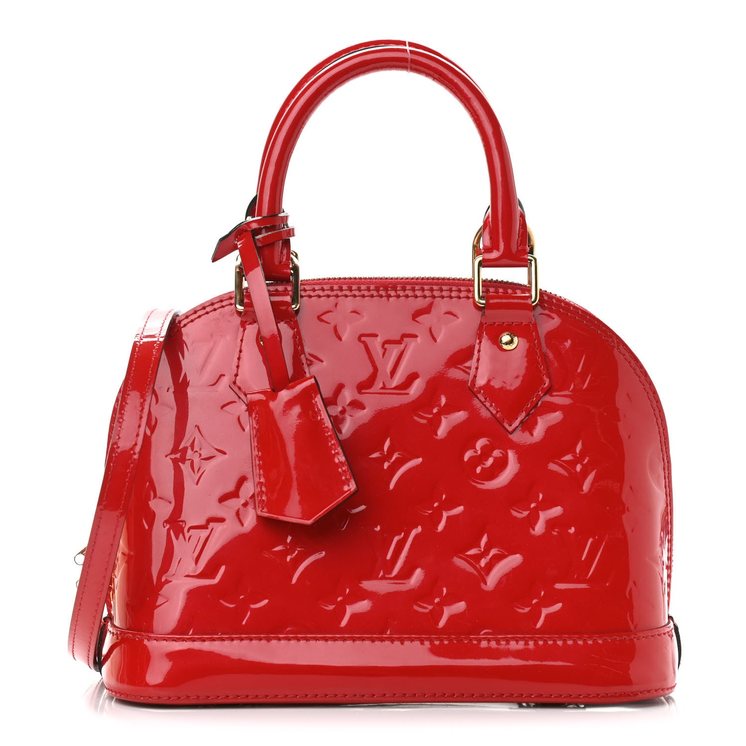 Louis Vuitton Vernis Alma BB Cherry 1 of 10