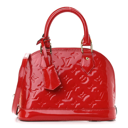 Louis Vuitton Vernis Alma BB Cherry 1 of 10