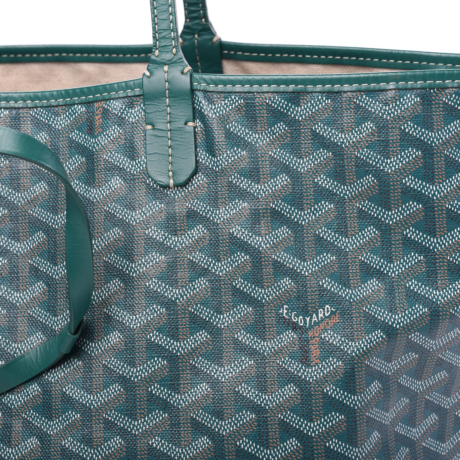Goyard Goyardine Saint Louis PM Green 5 of 7