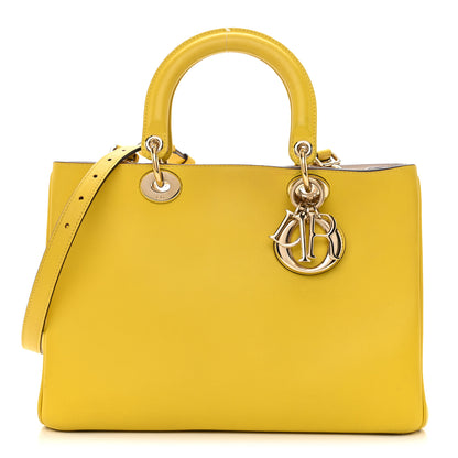 Christian Dior Smooth Calfskin Medium Diorissimo Tote Vert Acide 3 of 15