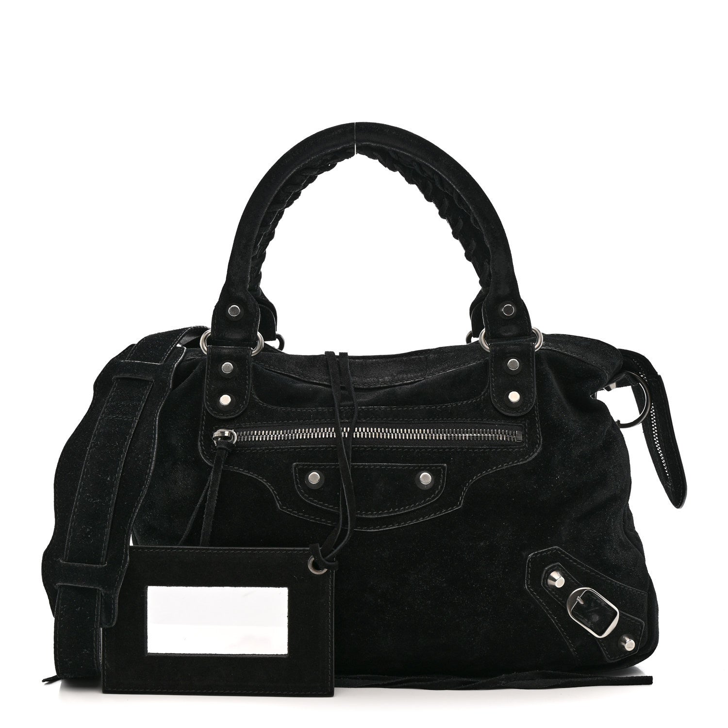 Balenciaga Baby Daim Suede Classic Hardware Town Black 3 of 19