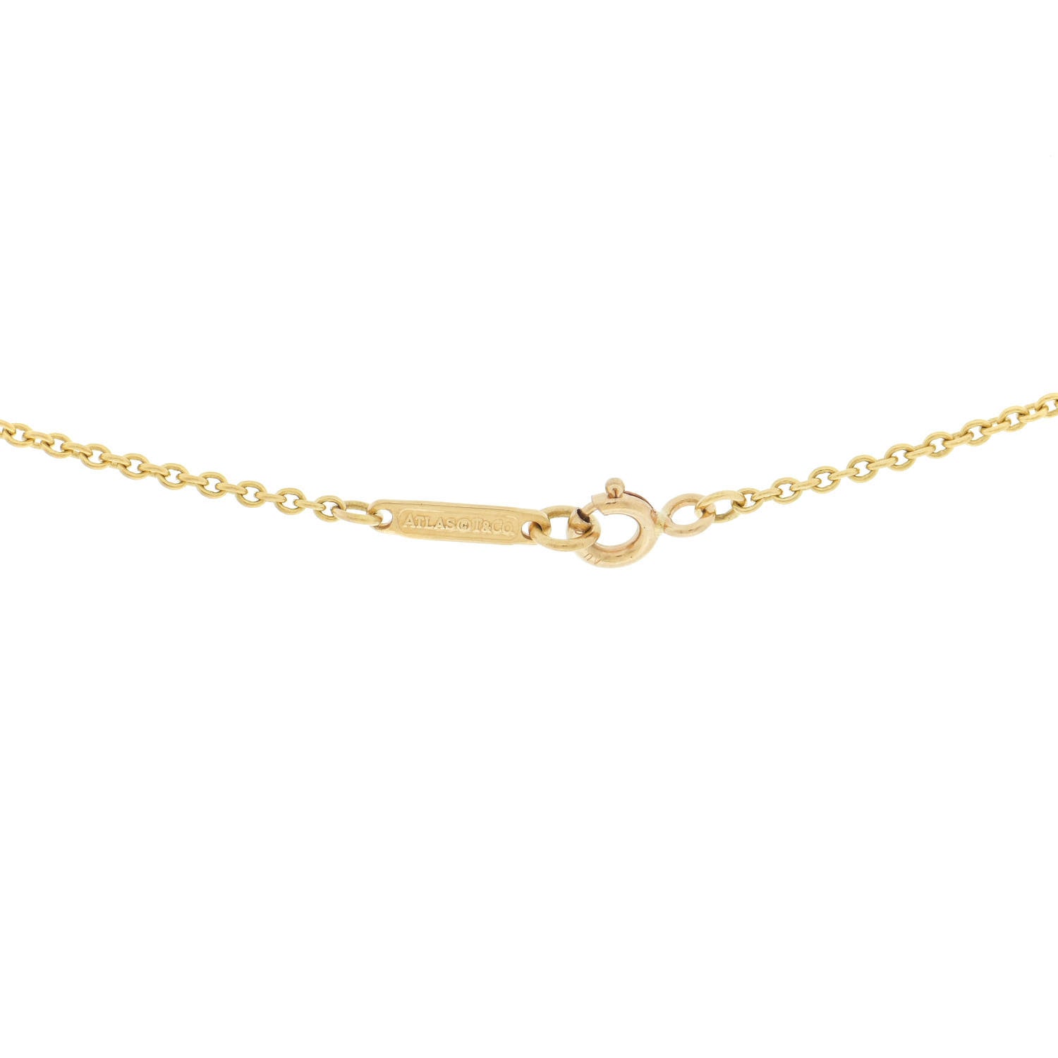 Tiffany 18K Yellow Gold Atlas Chain Necklace 4 of 5