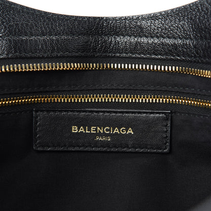 Balenciaga Chevre Gold Metallic Edge Hardware City Black 8 of 10