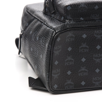 MCM Visetos Medium Stark Backpack Black 7 of 9