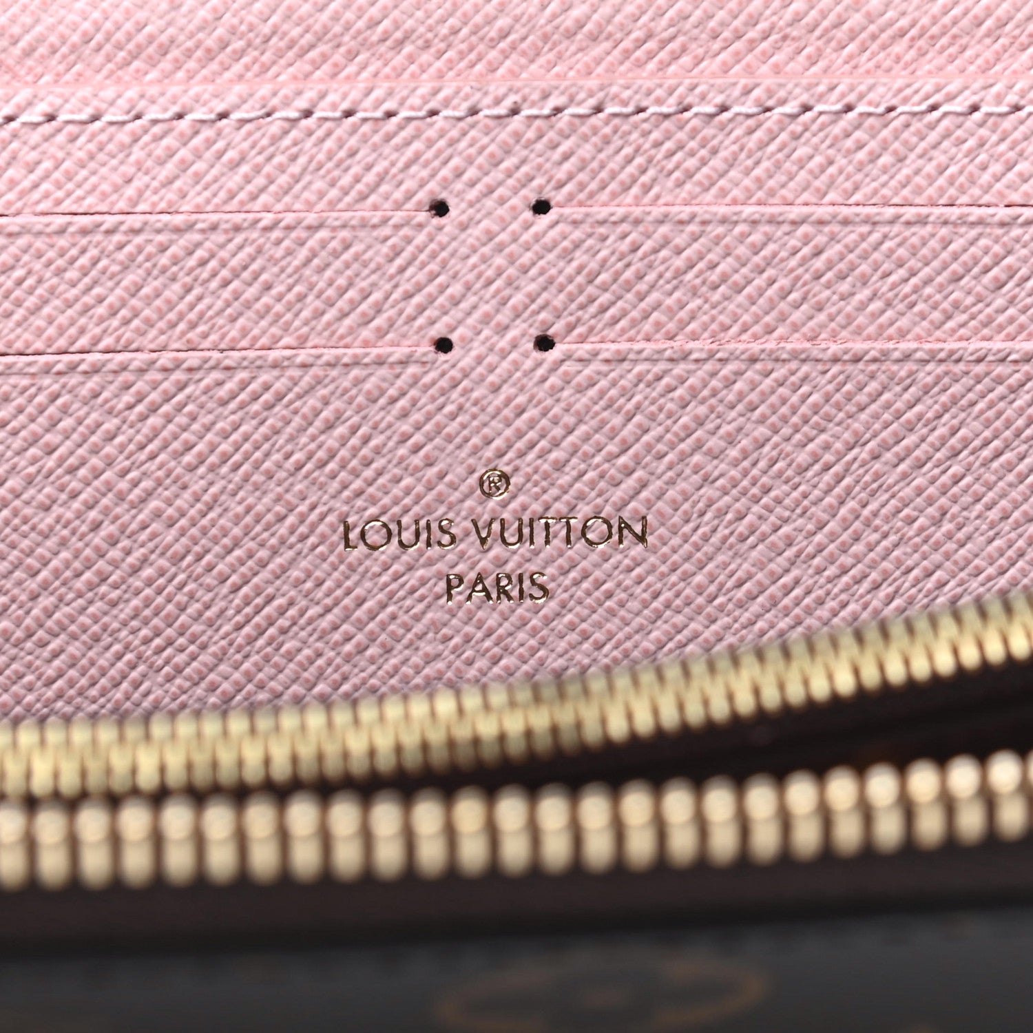 Louis Vuitton Monogram Clemence Wallet Rose Ballerine 6 of 6