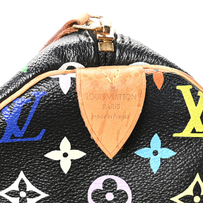 Louis Vuitton Monogram Multicolor Speedy 30 Black 6 of 11