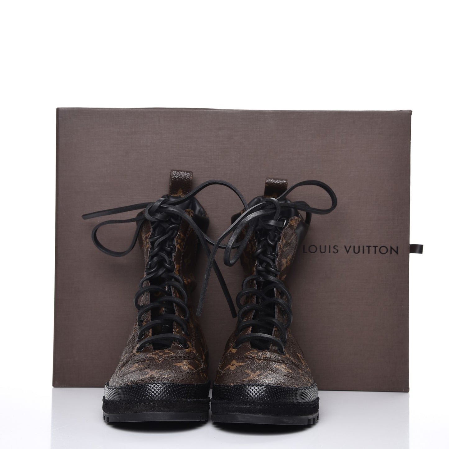 Calfskin Monogram Eldorado Desert Boot 36 Black