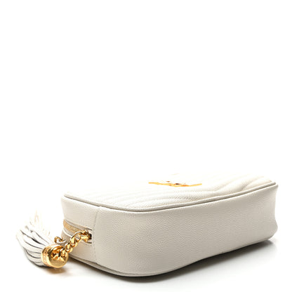 Saint Laurent Grain De Poudre Matelasse Monogram Mini Lou Camera Bag Crema Soft 4 of 10