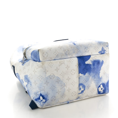 Louis Vuitton Monogram Watercolor Discovery Backpack Blue 4 of 9
