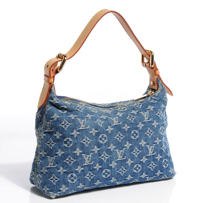 Louis Vuitton Monogram Denim Baggy PM Blue 3 of 7