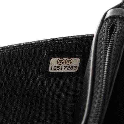 Chanel Caviar Timeless CC Wallet on Chain WOC Black 8 of 9