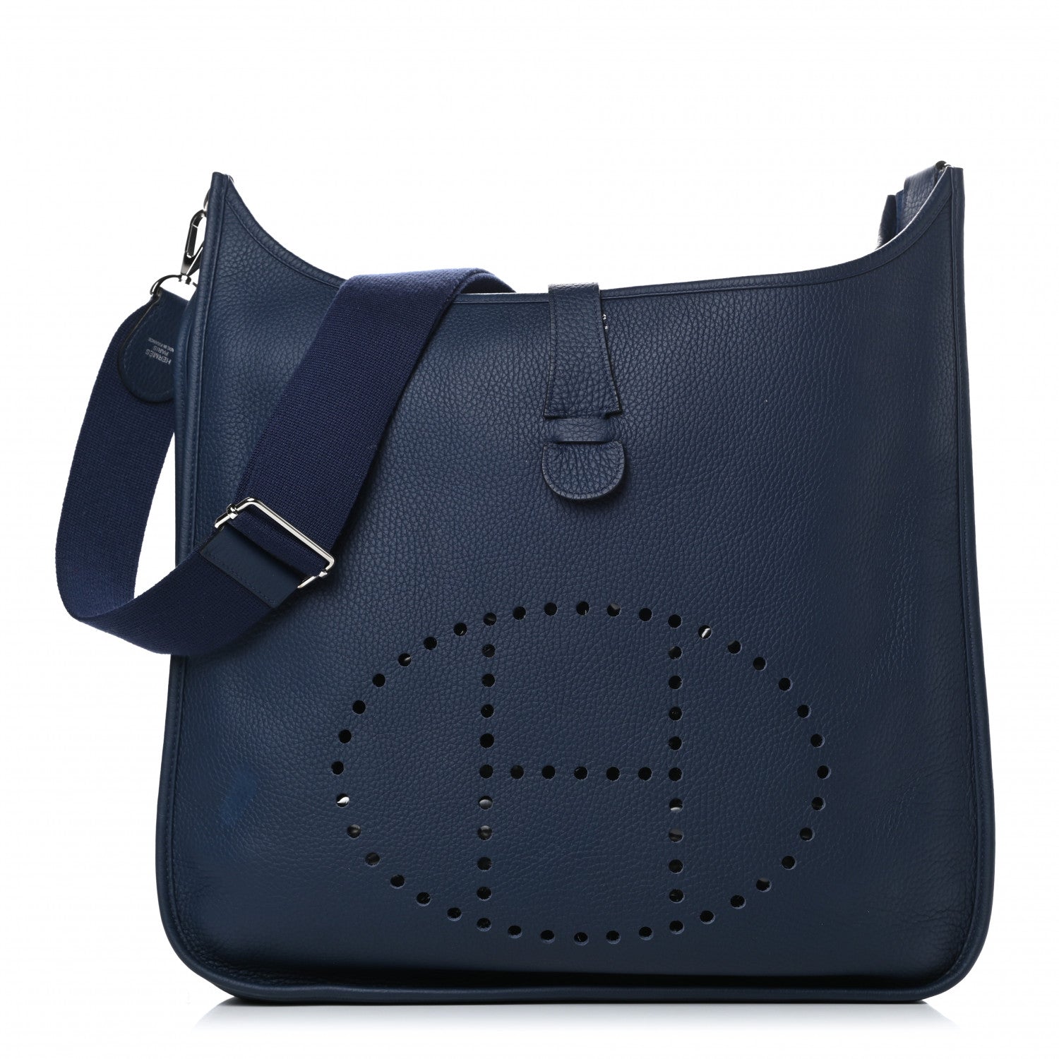 Hermes Taurillon Clemence Evelyne III TGM Bleu Obscur 1 of 11