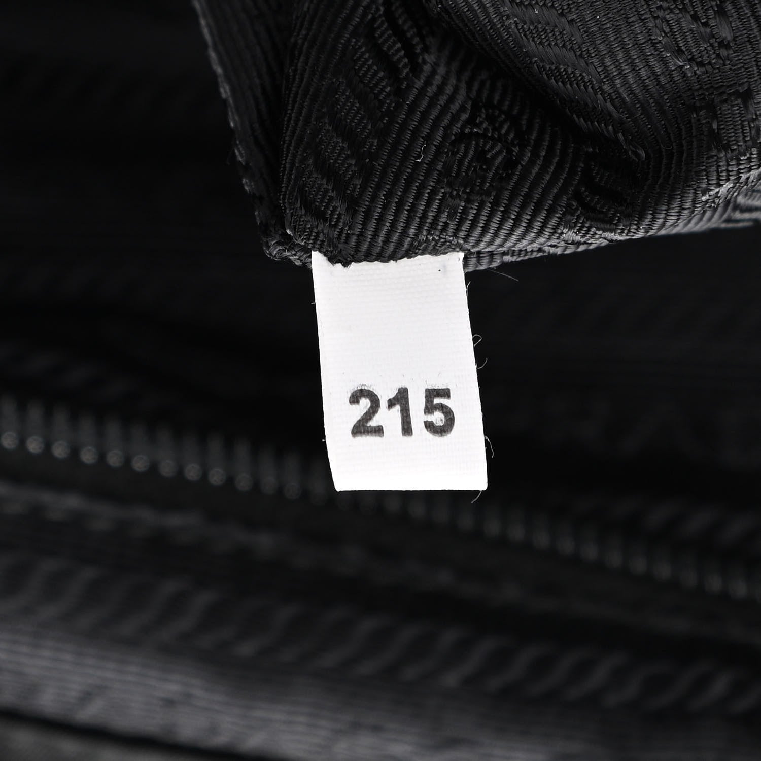 Prada Tessuto Nylon Sequin Metal Triangle Logo Lightning Backpack Black 6 of 9