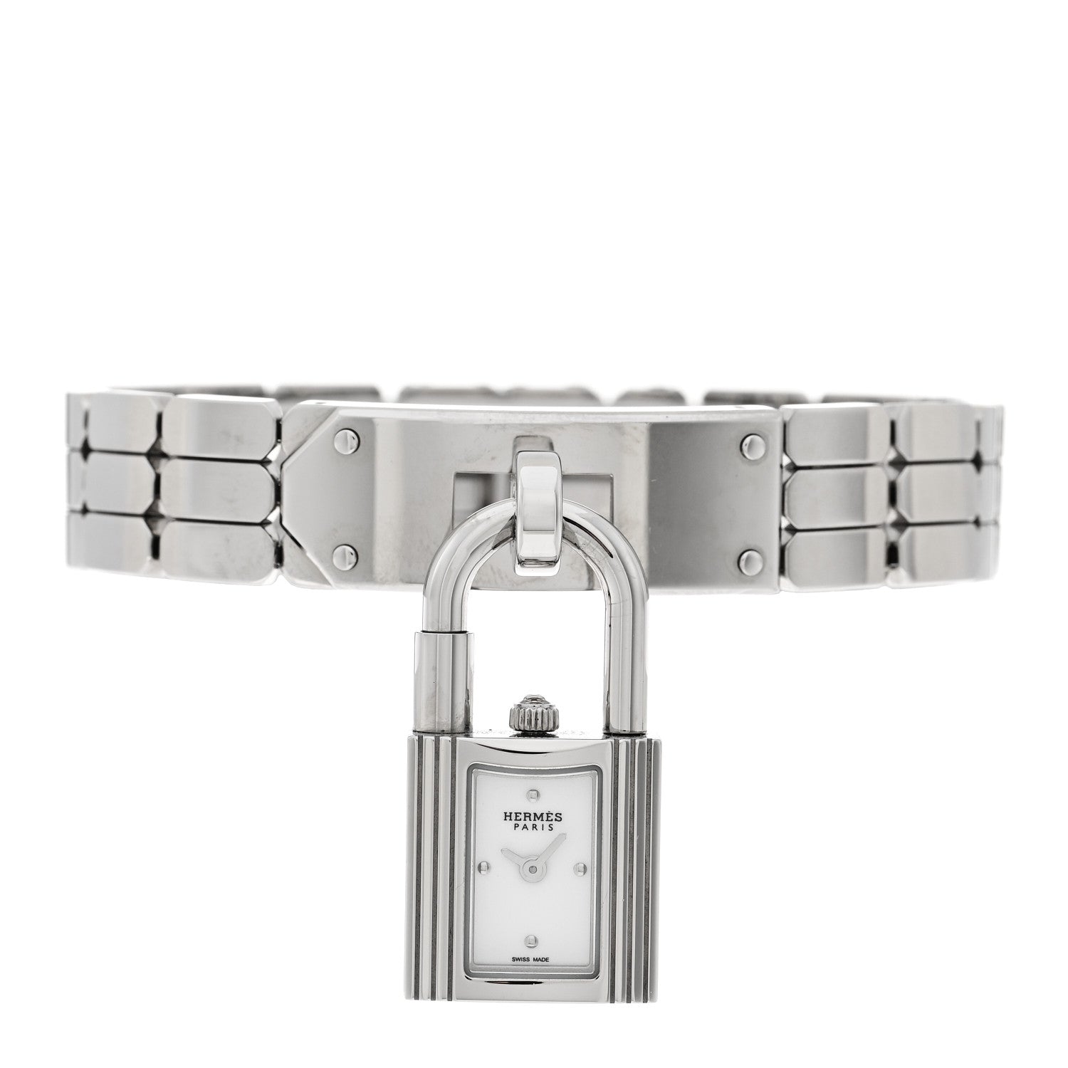 Hermes Stainless Steel 16mm Kelly Quartz Watch 1 of 5