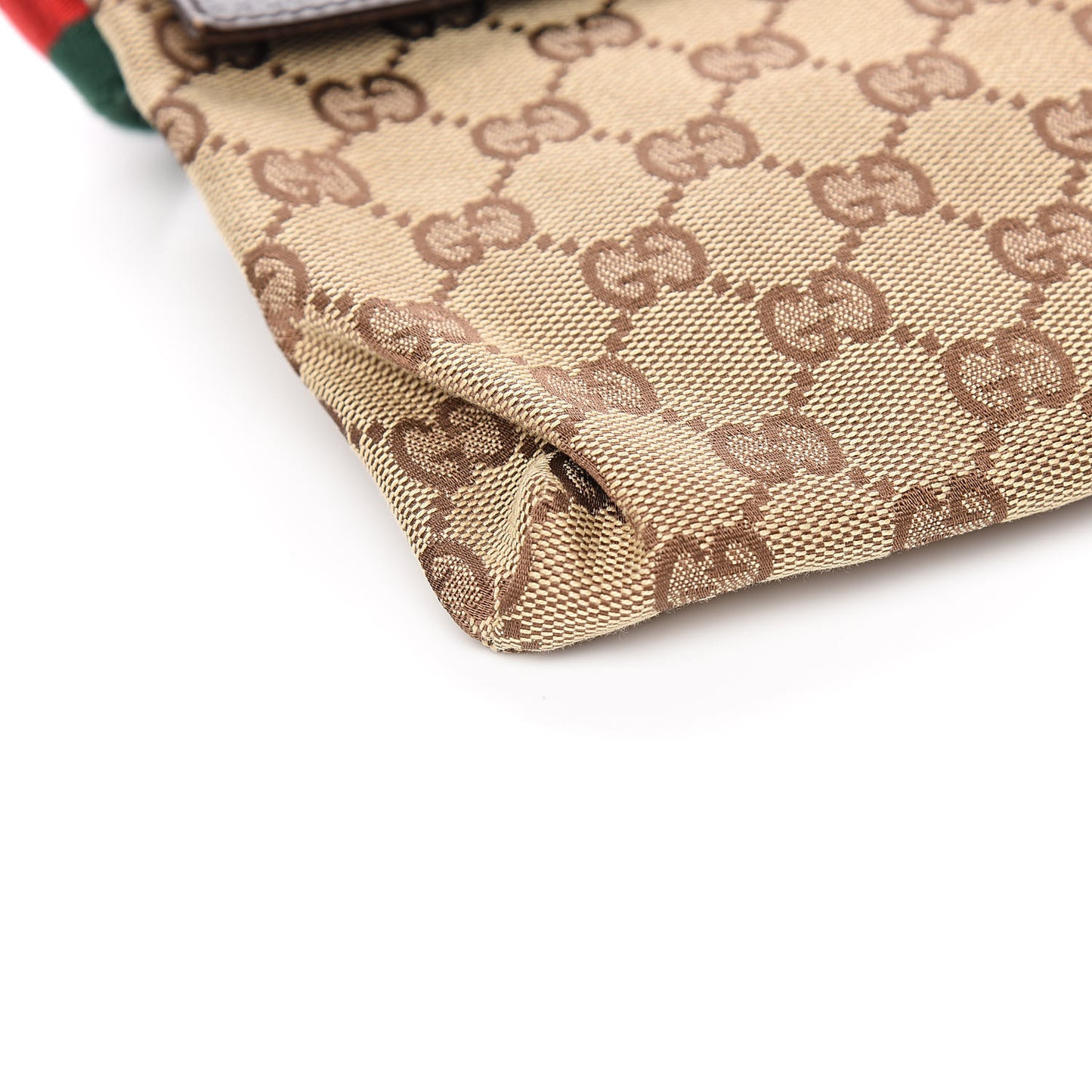 Monogram Web Belt Bag Dark Brown