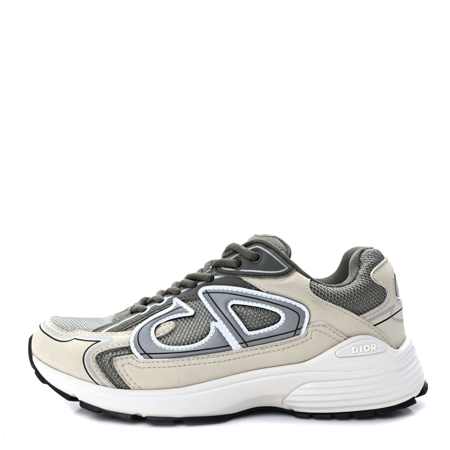 Christian Dior Technical Mesh Calfskin B30 Sneakers 36 Green Beige 1 of 10