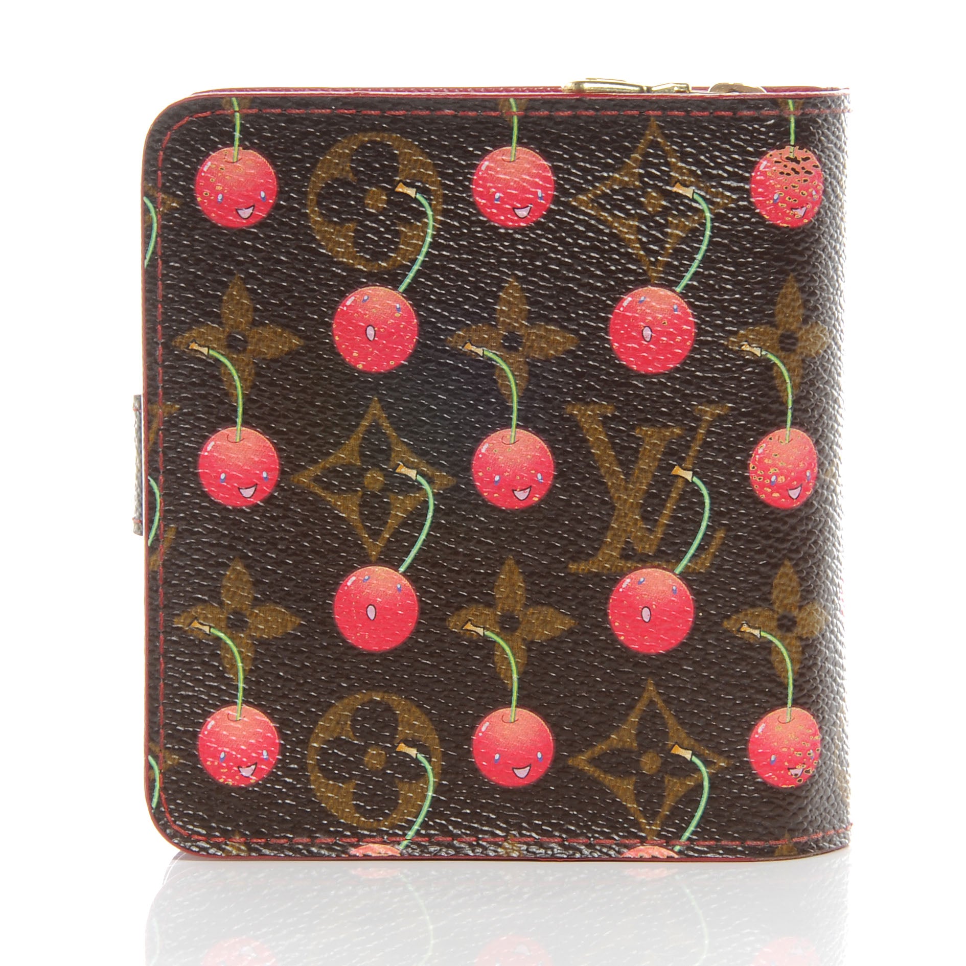 Louis Vuitton Monogram Cerises Compact Zippe Wallet 3 of 9