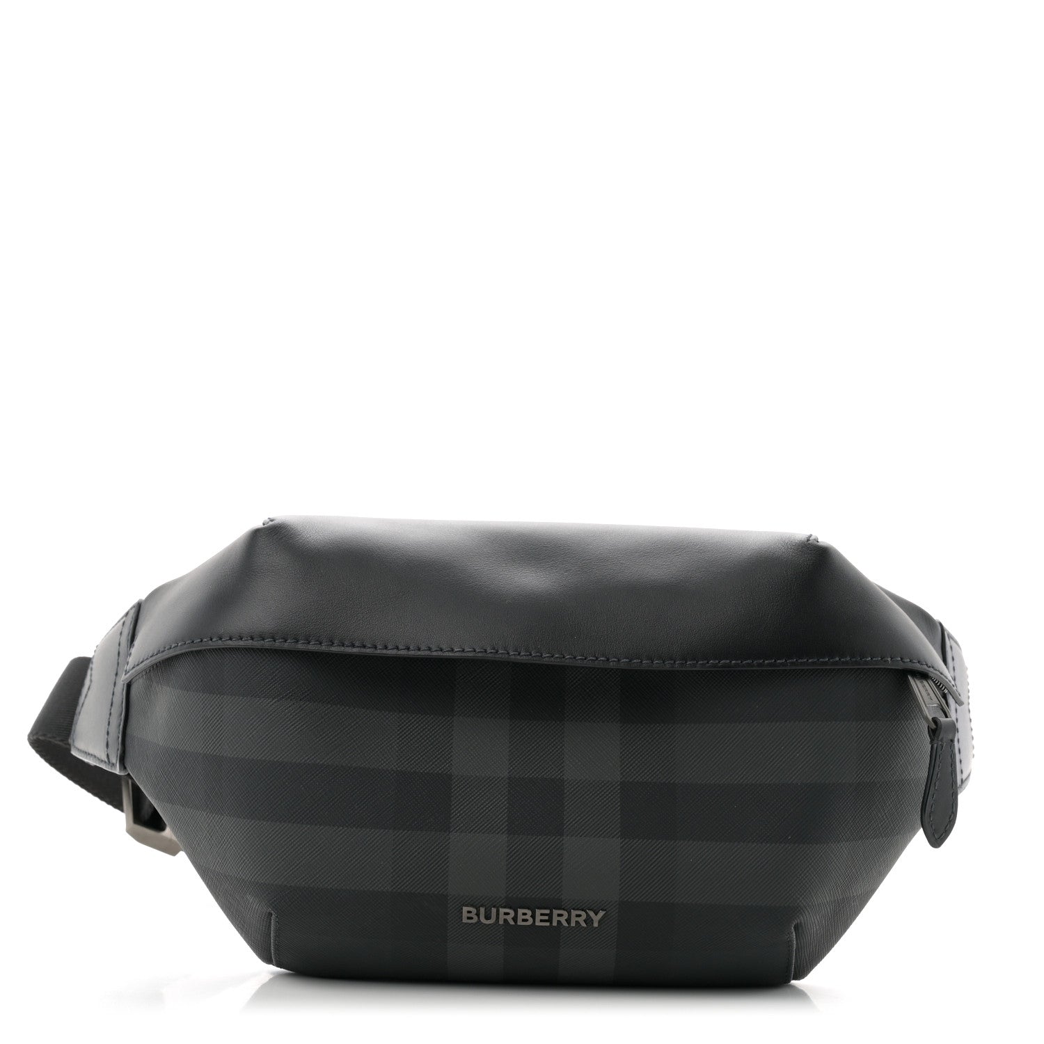 Burberry Charcoal Check Calfskin Sonny Bum Bag Charcoal 1 of 10