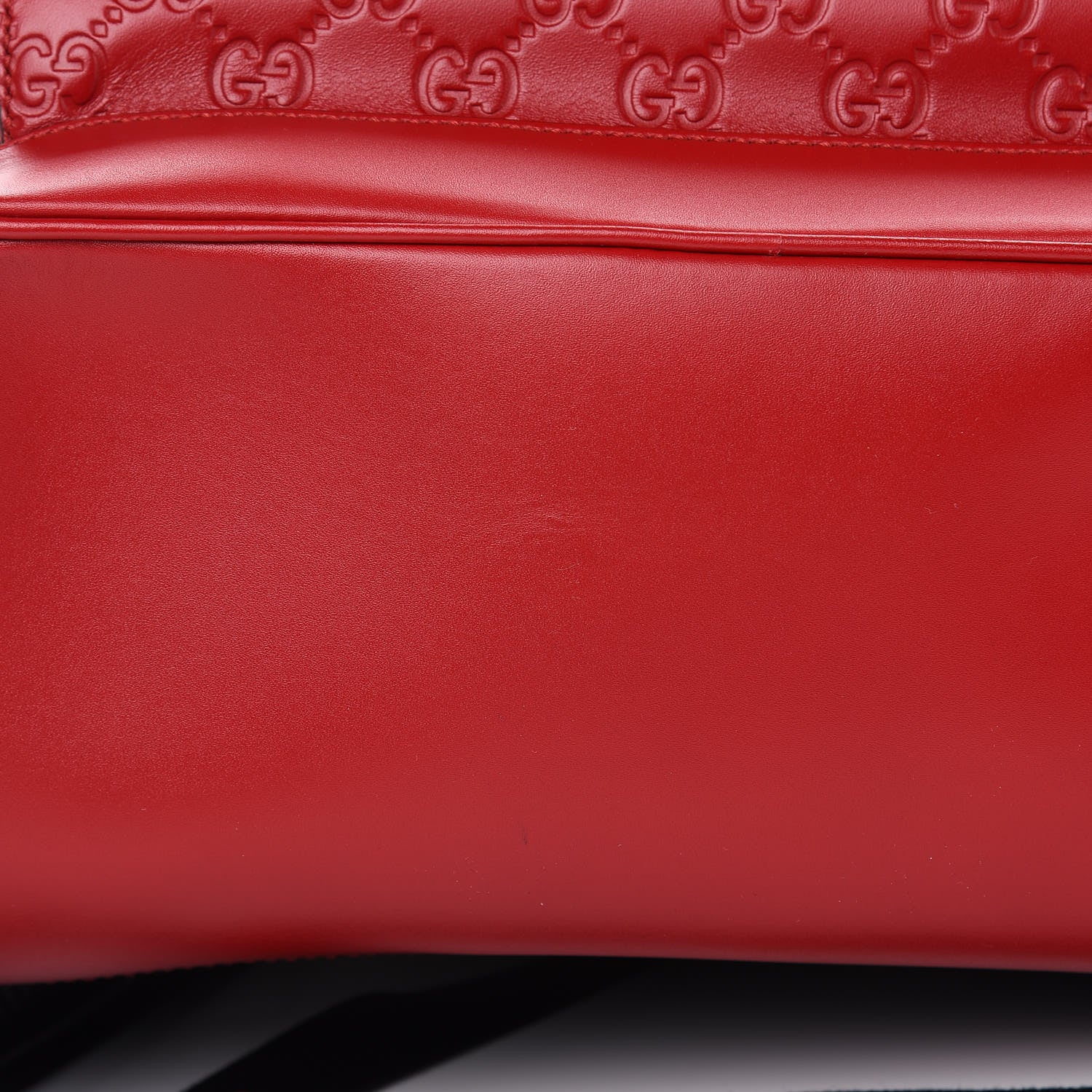 Gucci Guccissima Signature Day Backpack Hibiscus Red 11 of 12