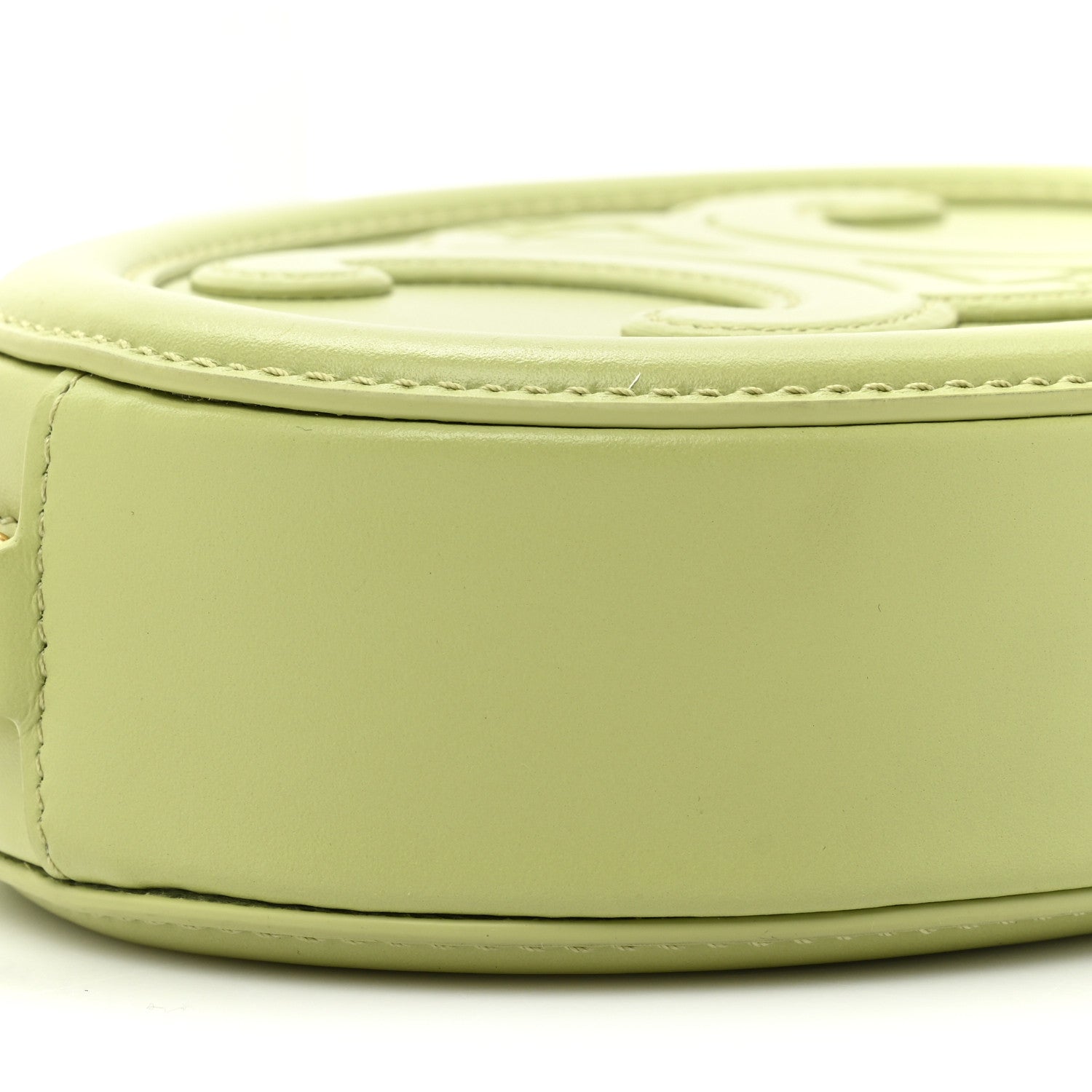 Celine Smooth Calfskin Cuir Small Triomphe Oval Purse Crossbody Light Jade 9 of 13