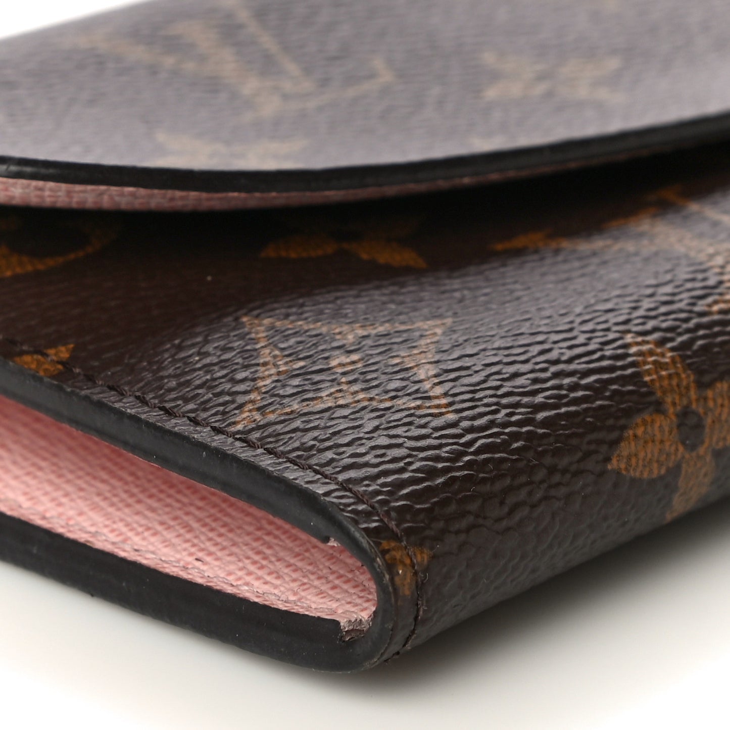 Monogram Emilie Wallet Rose Ballerine
