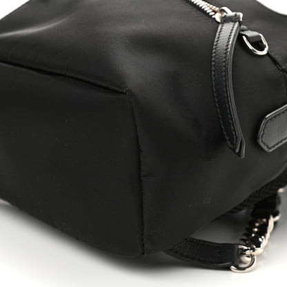 Fendi Nylon Vitello Fox Goat Fur Monster Eyes Mini Backpack Black Multicolor Sky 6 of 10