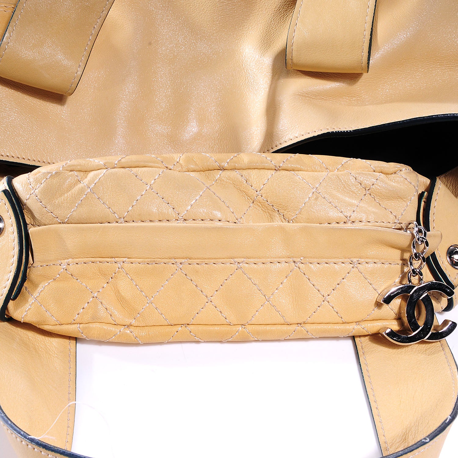 Chanel Lambskin Edgy Tote Beige 8 of 9