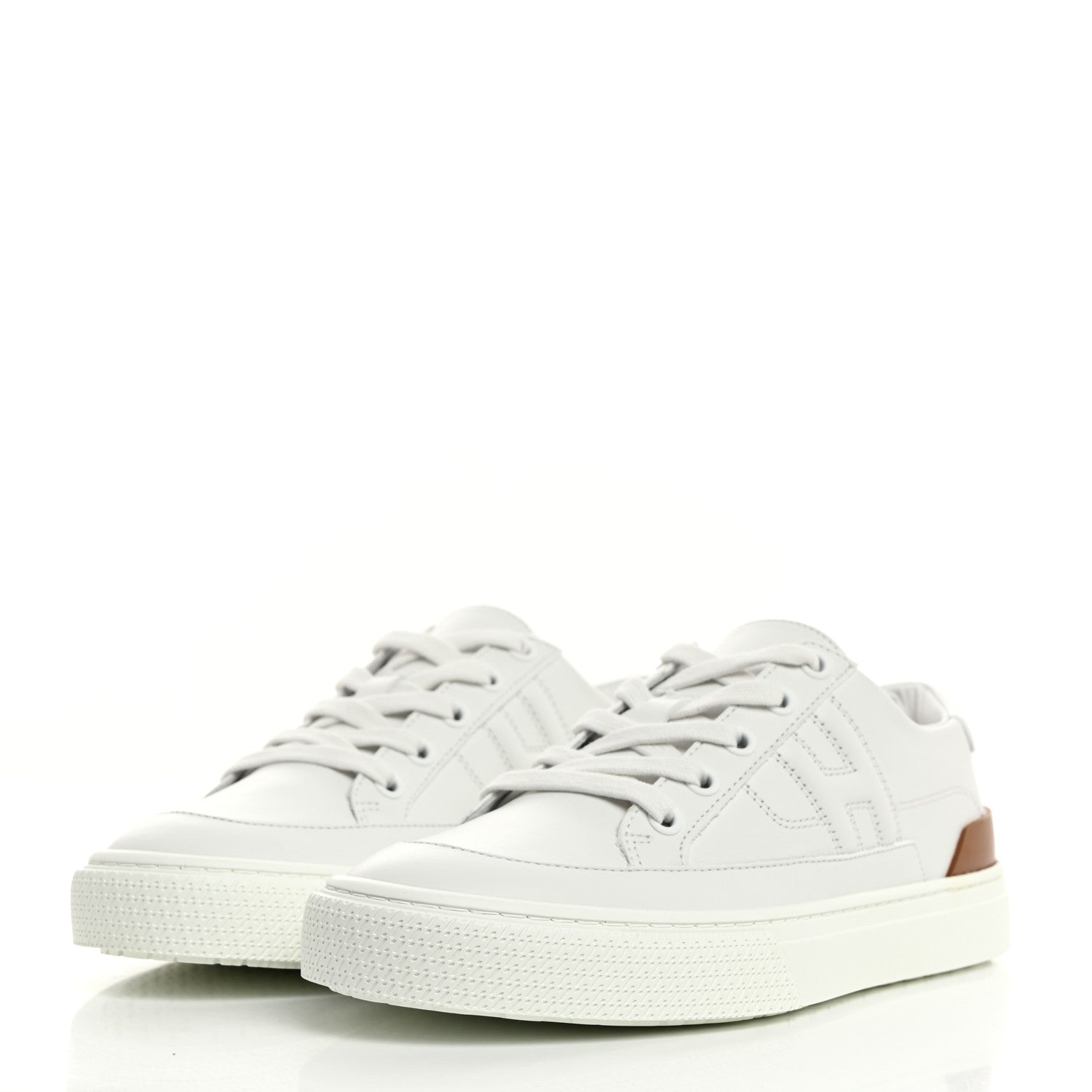 Hermes Calfskin Deep Sneakers 37 White Naturel 3 of 8