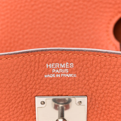 Hermes Togo BIRKIN 30 Orange 6 of 11