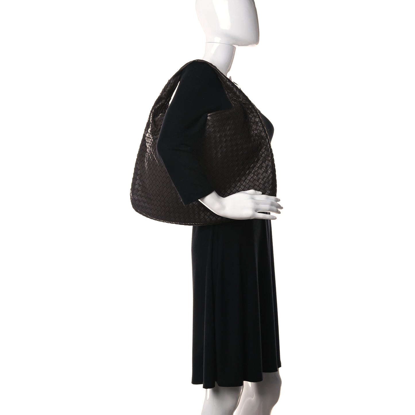 Intagli Intrecciato Large Veneta Hobo Ebano