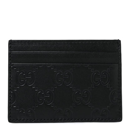 Gucci Guccissima Card Holder Black 1 of 8
