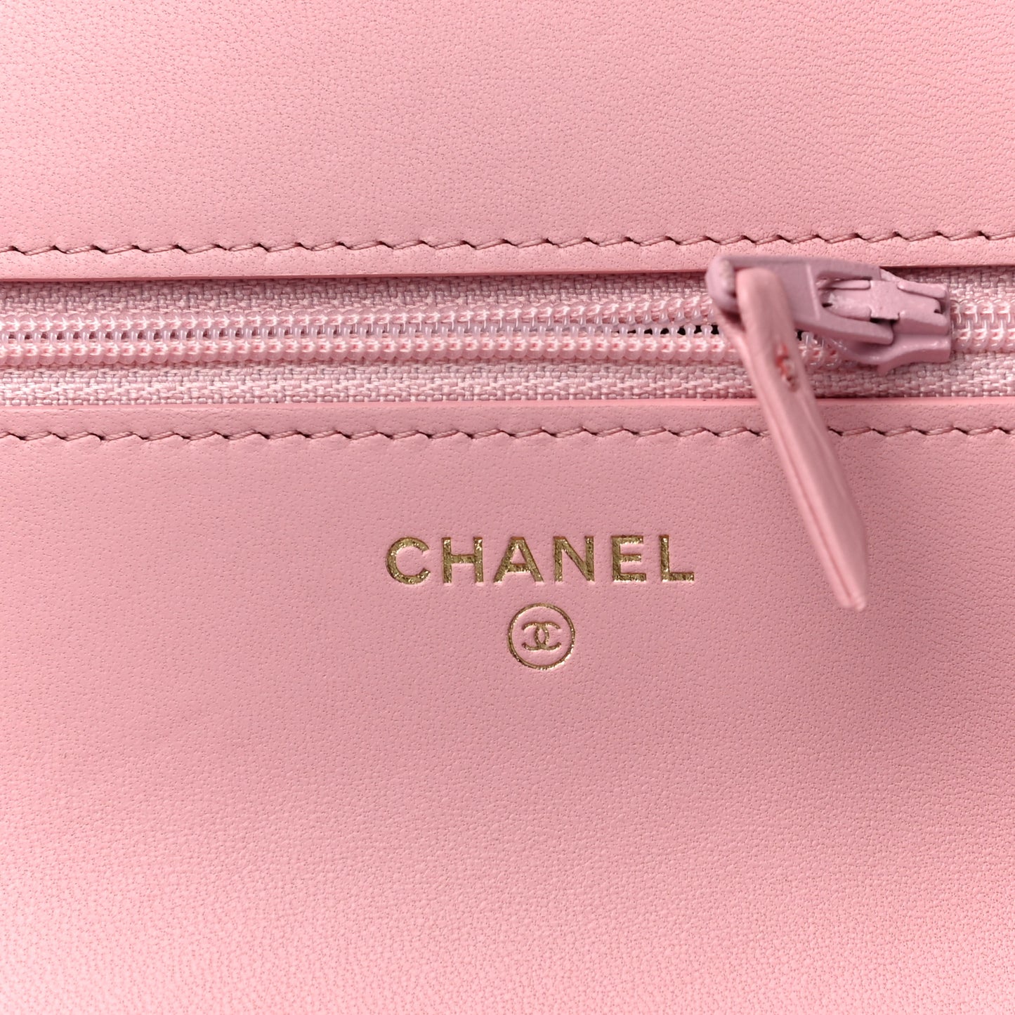 Lambskin Quilted Elegant Chain Wallet On Chain WOC Pink