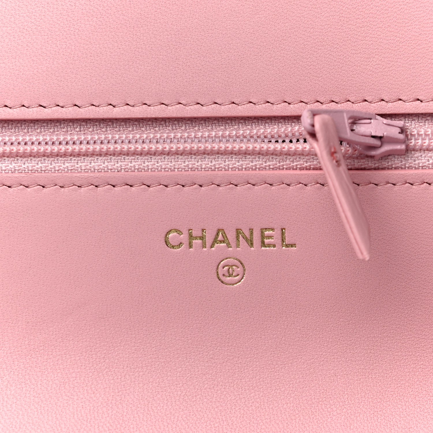 Chanel Lambskin Quilted Elegant Chain Wallet On Chain WOC Pink 5 of 12