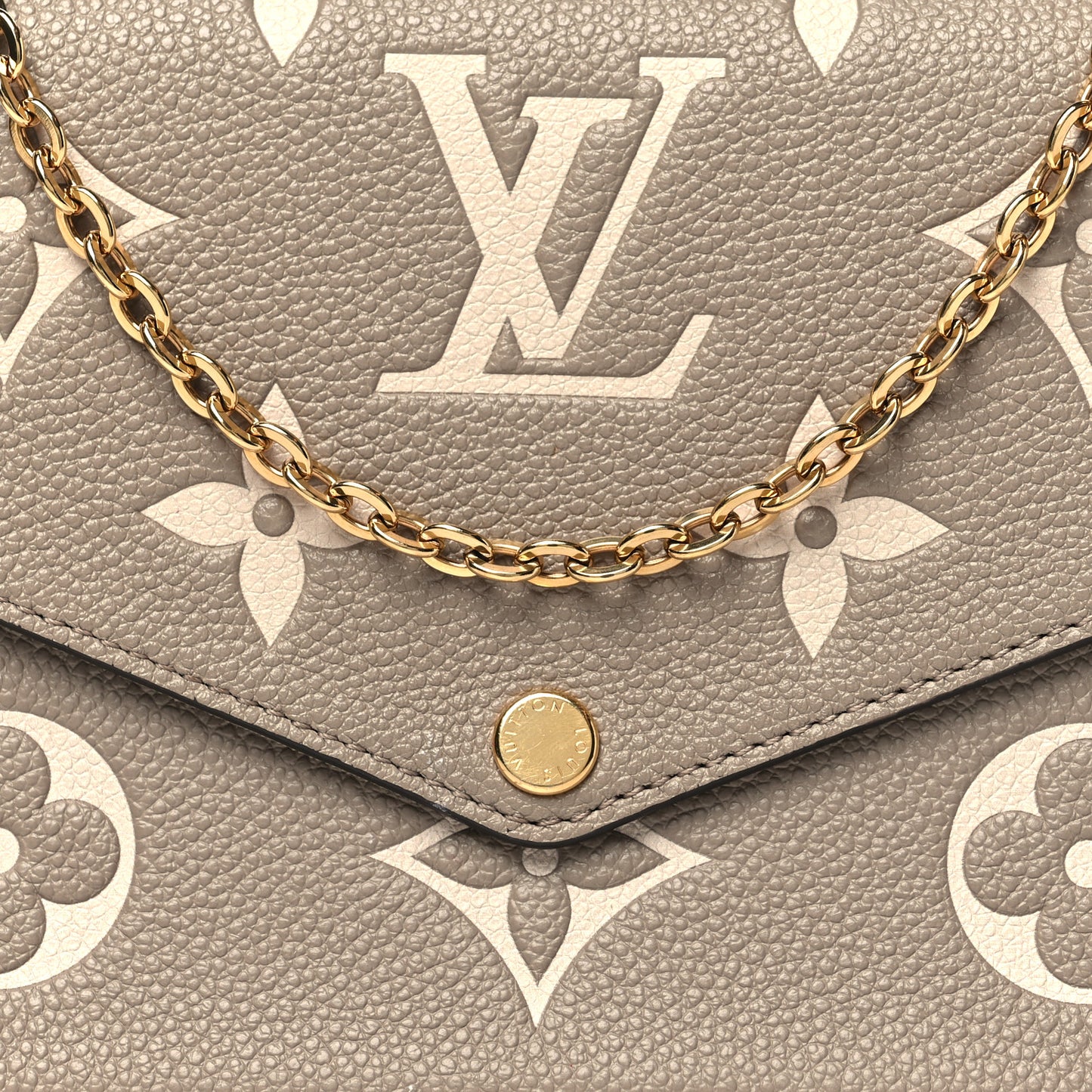 Empreinte Monogram Giant Felicie Pochette Tourterelle Creme