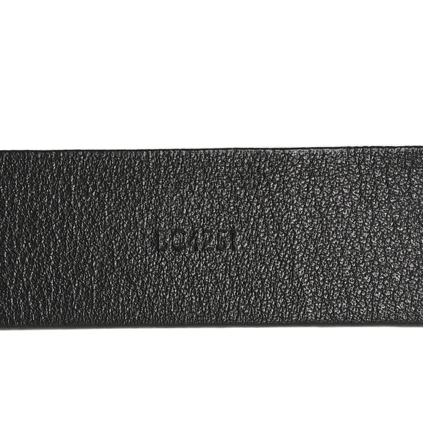 Calfskin Embossed LV Initiales Belt 80 32 Black