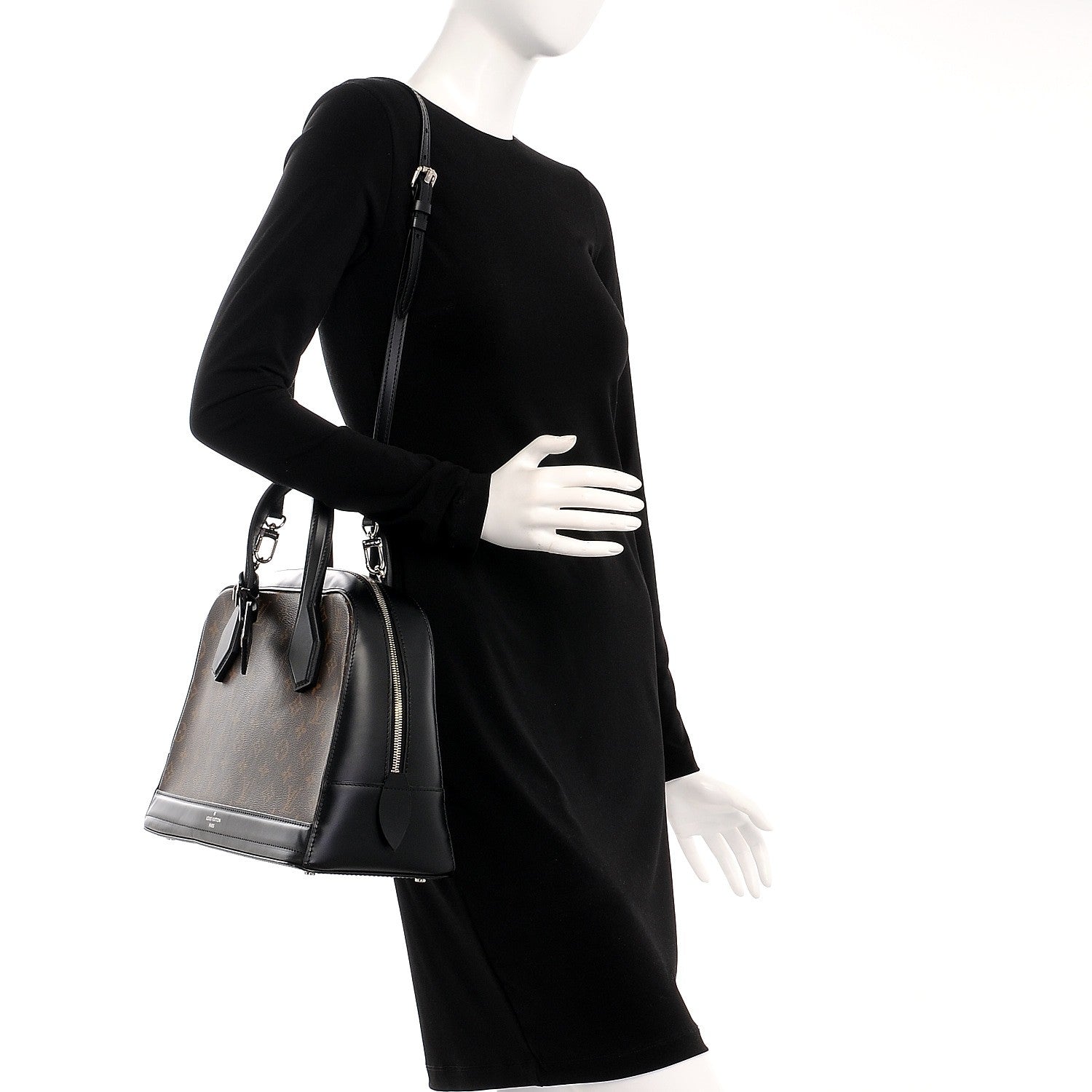 Louis Vuitton Monogram Dora MM Black 2 of 16