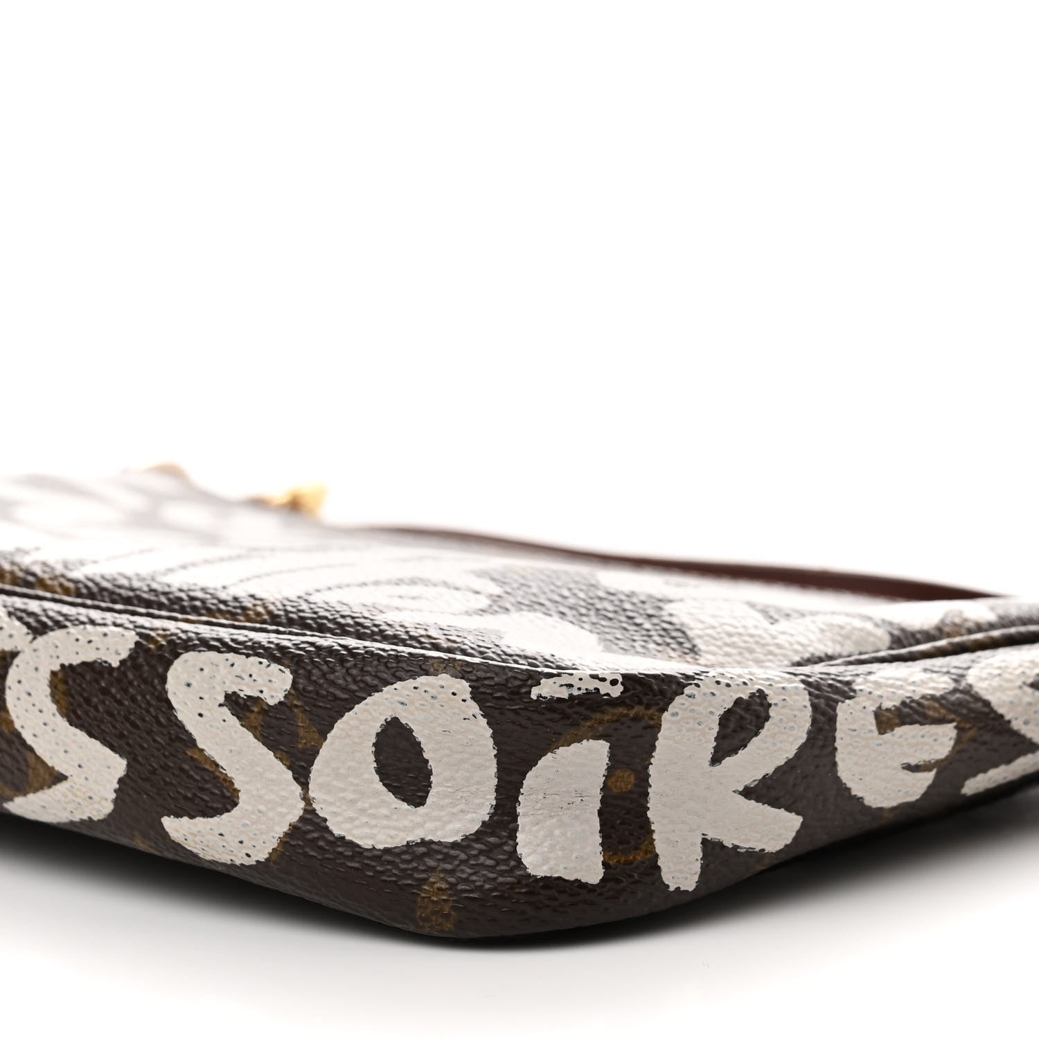 Louis Vuitton Monogram Graffiti Pochette Accessories Silver 10 of 13