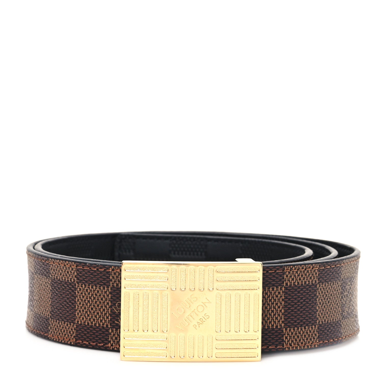 Louis Vuitton Damier Ebene 35mm Centure Reversible Belt 90 36 1 of 5