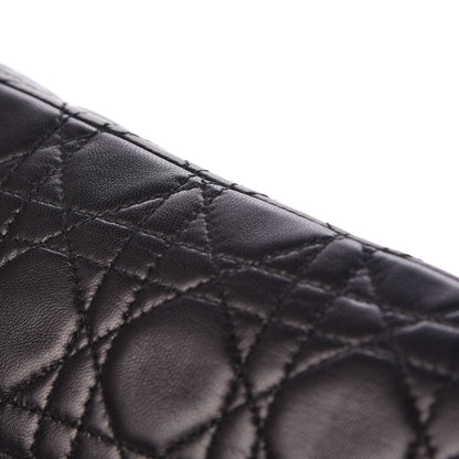 Christian Dior Lambskin Cannage Large Lady Dior Black 12 of 18
