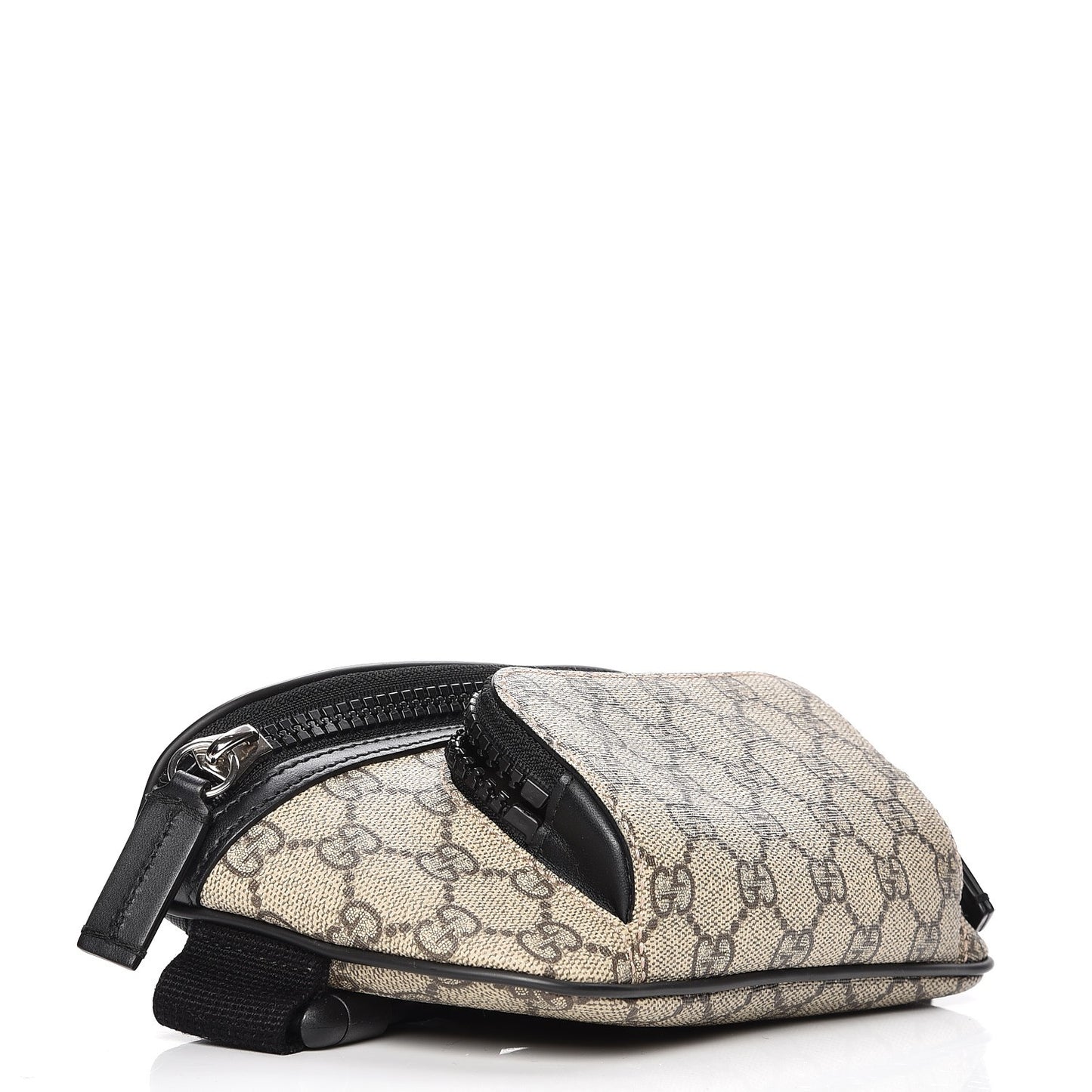 GG Supreme Monogram Belt Bag Black