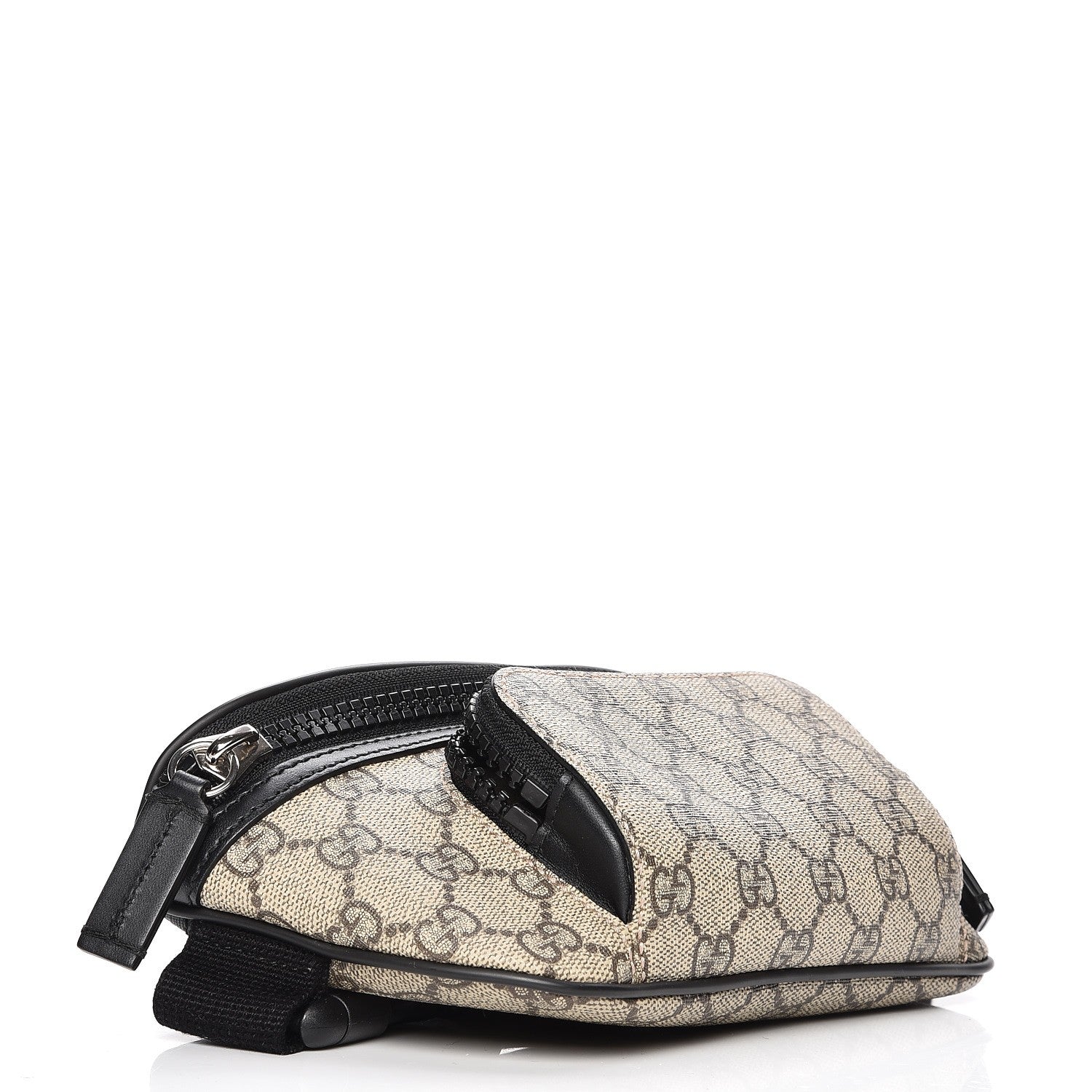 Gucci GG Supreme Monogram Belt Bag Black 4 of 8