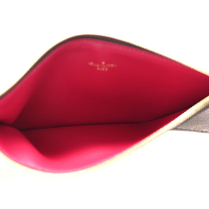 Louis Vuitton Monogram Felicie Chain Wallet Zippered Insert Fuchsia 5 of 8