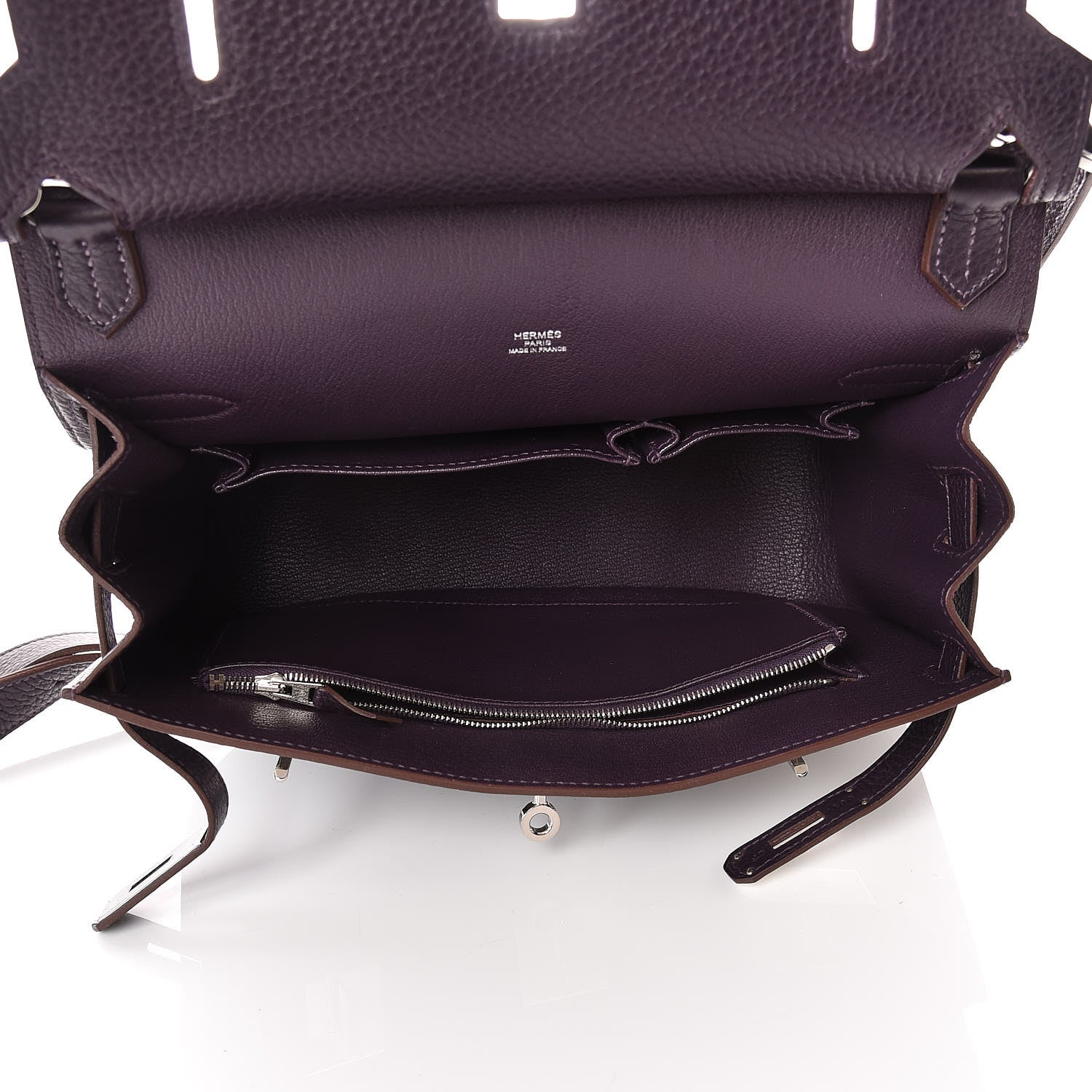 Hermes Taurillon Clemence Jypsiere 28 Raisin 5 of 9