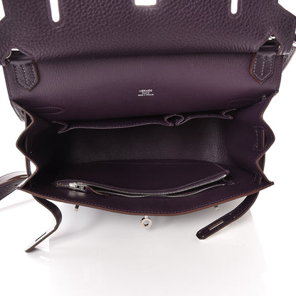 Hermes Taurillon Clemence Jypsiere 28 Raisin 5 of 9
