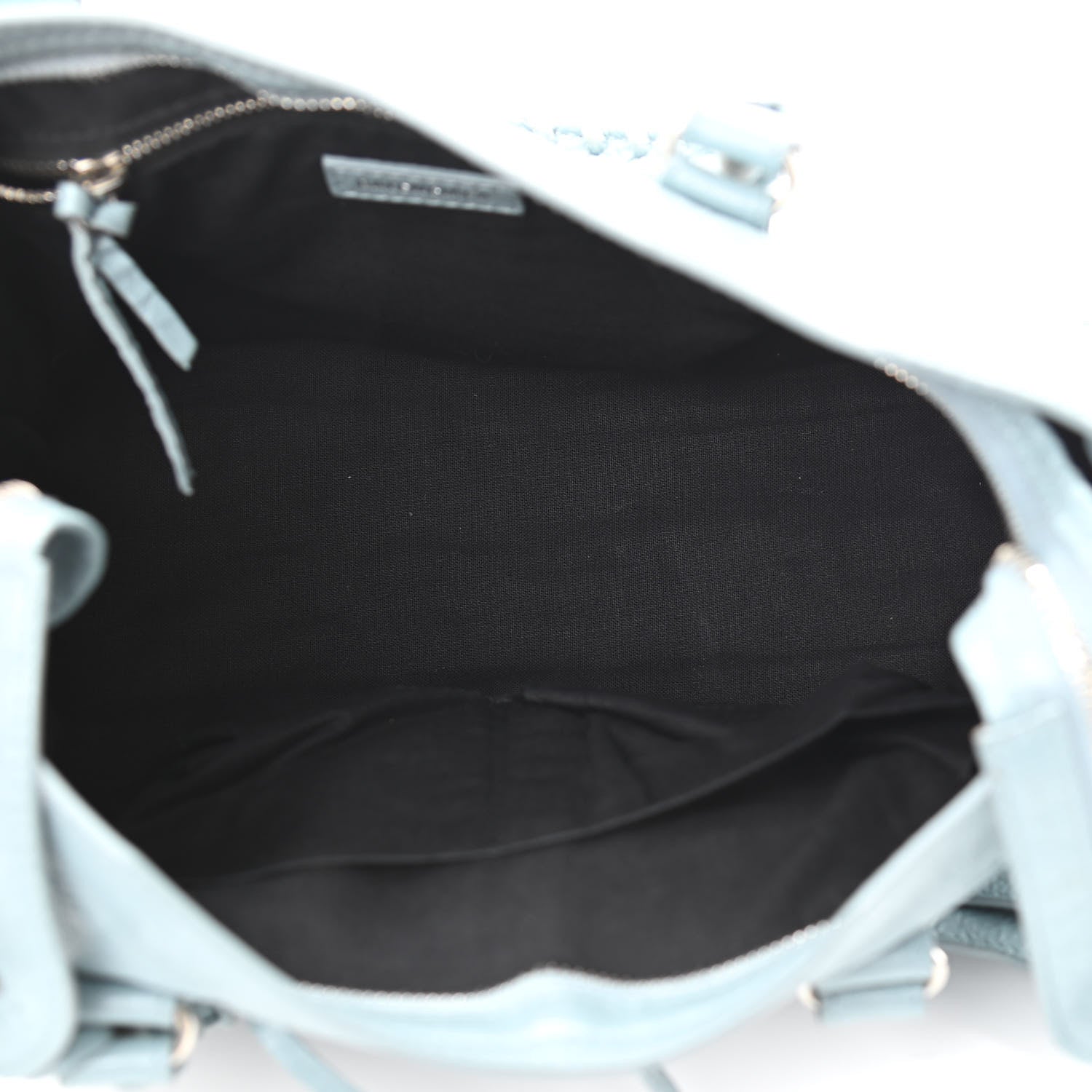 Balenciaga Agneau Classic Silver Hardware S City Bleu Gris 5 of 10