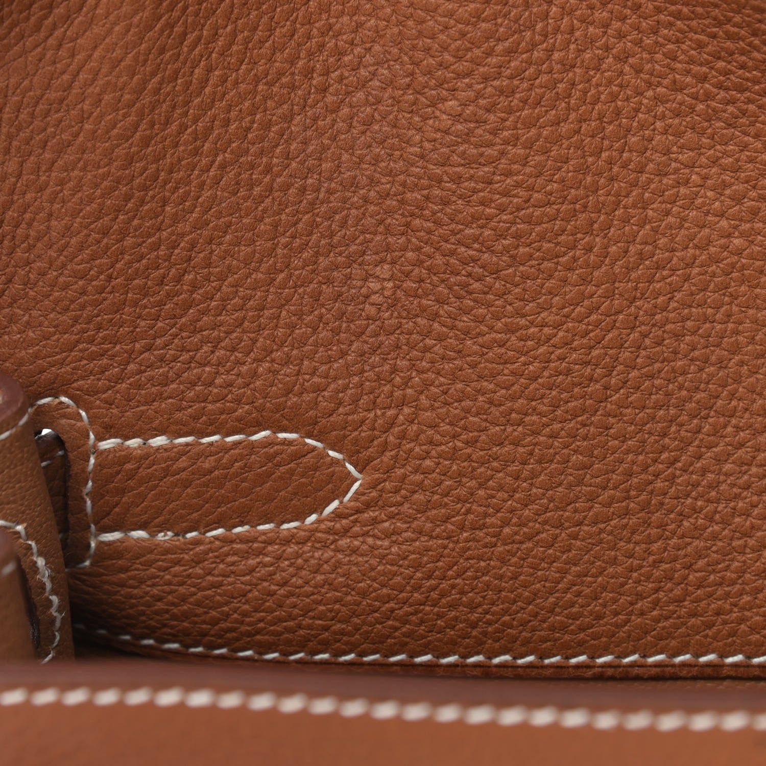 Hermes Natural Barenia Faubourg Kelly Ado Backpack Fauve 11 of 11