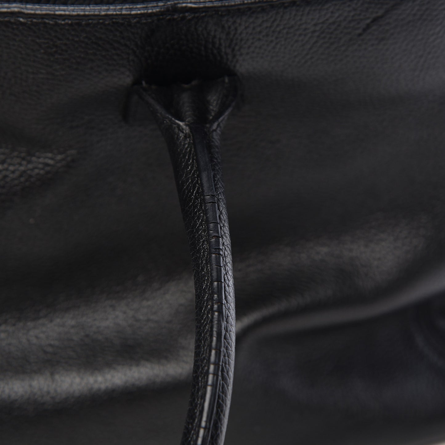Calfskin Cerf Executive Shopper Tote Black